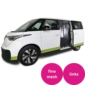VanQuito Moskitonetz für VW ID BUZZ Schiebetür kurzer Radstand links fine mesh